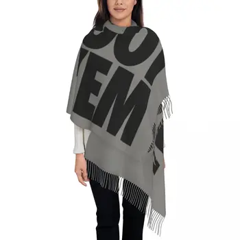 Женски шал-наметало Got ' Em, най-дългата зимна есен топла шал с пискюли, шалчета унисекс