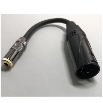 HIFI Мъжки 5-Пинов XLR Баланс към 3.5 мм Женски Аудиокабелю КПР Stage XLR Кабел-Адаптер за Слушалки
