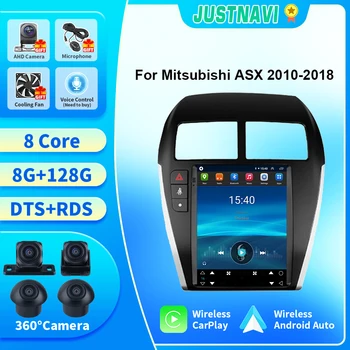 JUSTNAVI 2Din за Mitsubishi ASX 1 2010-2018 Android стерео радио авто мултимедиен плейър GPS Навигация главното устройство Carplay