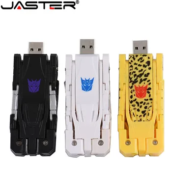 JASTER Гореща разпродажба USB флаш памет 32 GB cartoony U-диск 16 GB модел-трансформатор Memory stick duo 8 GB флаш памет 64 GB високоскоростен USB устройство