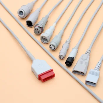 Автоматична кабел на сензора, аргон/Medex/HP/Edward IBP и еднократна датчик за налягане за GE Mraquette solar/ dash/easgle/tram монитор