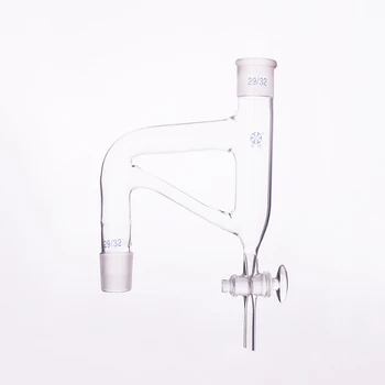 Разделител за обратен поток на маслената вода със стъклен бутален клапан 29/32, сепаратор за декантирования маслена вода със стъклена запушалка за дестилация