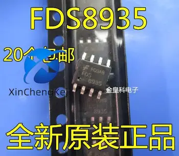 30 бр. оригинален нов FDS8935-NL P-channel-80V-2.1 A СОП-8 поле на MOSFET-транзистор