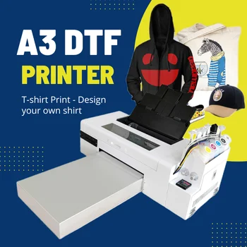 Висококачествена машина формат А3 roll Dtf принтер, Dtf печатна машина, A3 DTF машина