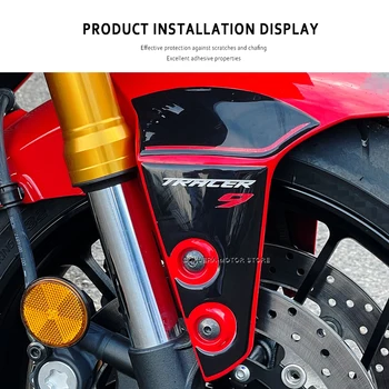 Аксесоари За Мотоциклети, Устойчиви На Надраскване Защитни Облицовки На Крило От Смола Защитен Стикер За Yamaha TRACER 9 2022 2023 3D Стикер