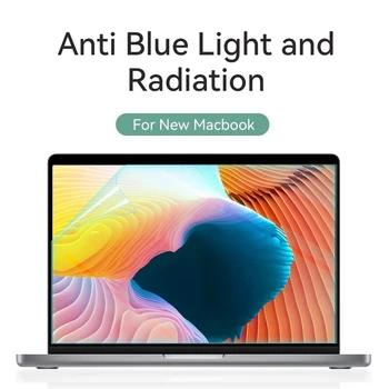 Защитно фолио за дисплея на MacBook Air 13 Pro 13 M1 M2 Pro 14 15 16 11 12 Инча Със Защита от Синя Светлина Anti Blue Light ПЕТ Soft Film Guard