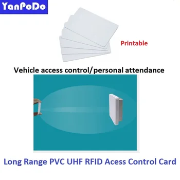 10шт UHF 860-960 Mhz RFID-Карти за Контрол на достъпа Парковочная Система за Логистика Складиране Дальнобойная Пасивна UHF RFID Карта