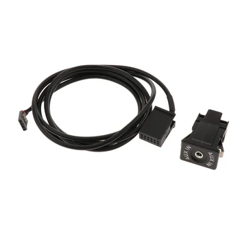 Автомобилен USB AUX Адаптер окабеляването за