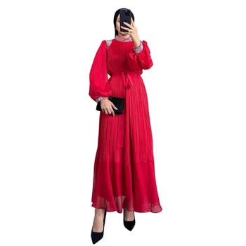 Африкански рокли за жени, елегантен полиестер, 2023, нова мюсюлманска мода, Абайя, халат дашики, кафтан, дълга рокля Макси, Турска Африка