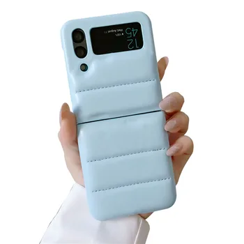 Пуховик стил на защита от падане калъф за Samsung Galaxy Z Flip3 ZFlip 4 Модерен дизайн калъф за телефон Z Flip 3 4 5g