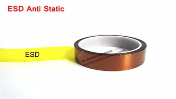 Висока температура на тиксо с дебелина 90 мм *20 м, с Дебелина 0,06 mm, Устойчиви към въздействието на ESD, цвят поставили от една страна, Полиимидная филм за реле за защита от златни точки