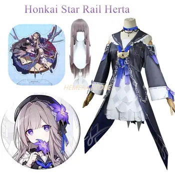 Игри костюм Honkai: Star Rail Herta, елегантна хубава рокля, униформи, костюми за cosplay, дрехи за ролеви игри на Хелоуин, дамски комплекти