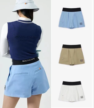 Дамски къси Панталони за голф с Еластичен колан, Дизайнерски Къси Панталони 2023, Летни Дамски Спортни Шорти Свободно намаляване на SC016, доставка на 26 май
