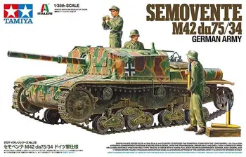 Tamiya 37029 Комплект мащабна модел 1/35 Втората световна война от германската армия Semovente M42 da 75/34