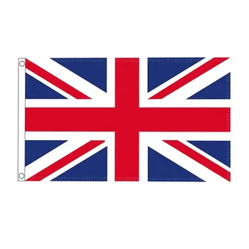 Флаг на Британския национален флаг Флаг на Обединеното Кралство Украса улични партита Сувенир за национален празник 3 *5 фута Флаг на Великобритания 90 * 150 см