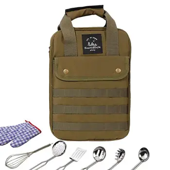Чанта-органайзер за лагер на съдове, туристическа чанта за кухня, водоустойчив походный инструмент, преносима чанта за съхранение