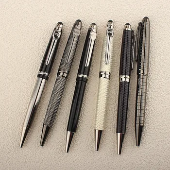 Jinhao Преносима метална химикалка писалка на водна основа, многоцветен, бензиностанция, дръжка за подпис, рекламна химикалка, офис и ученически пособия