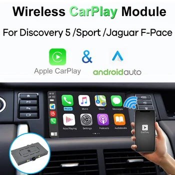 Безжична CarPlay за Land Rover Discovery Sport 5/ Jaguar F-Pace Android Auto Module Box Видеоинтерфейс Slr Линк