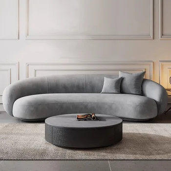 Еластичен луксозен диван за дневна Модерен естетичен и Елегантен секционни диван Дизайнерски копие Muebles Para El Hogar Nordic Furniture
