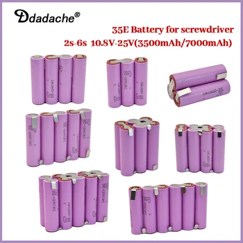 2023 20A 18650 35E 3500 mah 7000 ма 3S 4S 6S 5S 8S от 7,4 В 12,6 В 14,8 18 В 25,2 В 29,6 за отвертка акумулаторна батерия заваряване на батерията