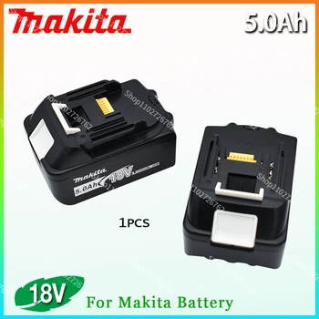18V BL1830 5.0 Ah Makita Оригинален 5000 ма BL1815 BL1860 BL1840 194205-3 Литиево-Йонна Батерия, Сменяеми батерии За електрически инструменти
