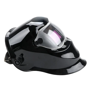 Продажба на едро, заваряване шлем с автоматично затъмняване на слънчеви батерии, широка качулка маска на заварчик
