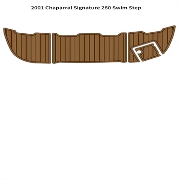 2001 Chaparral Signature 280 Платформа за плуване с лодка EVA пяна на палубата от тиково дърво Подложка за пода