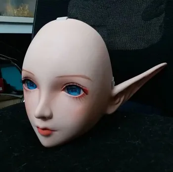 (НОВО-25) BJD Кигуруми Транс Красота Грим Cosplay Силиконова маска аниме Кигуруми Маска на кукла-травестит