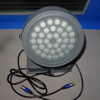 Led прожектор; 36* 1 W; с горивото DMX512; IP65; Цвят в RGB; 12R12G12B; вход AC110-240V