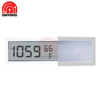 Мини метеорологичната станция Дигитален авто термометър, Термостат, Таймер Часовник Уреди за измерване на температура Сензор стенен тип метър LCD дисплей
