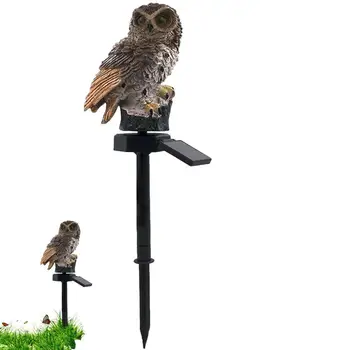 Външни осветителни тела Owl Соларни лампи Owl подови тела Owl Декоративна лампа Owl за пътеки, градински тревни площи, озеленяване осветление