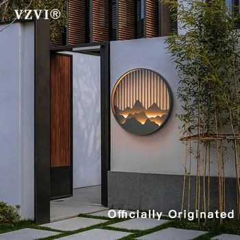 VZVI Китайски водоустойчив външен стенен монтаж лампа 6 Watt led улично осветително монтиран на стената лампа Вила Градински лампа на пешеходна пътека във вътрешния двор на Външни стенни аплици