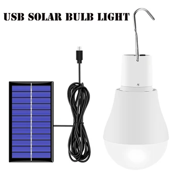 USB led слънчева лампа, акумулаторна преносими външни аварийни соларни лампи, осветление за къмпинг лампа за палатка за верандата, градина