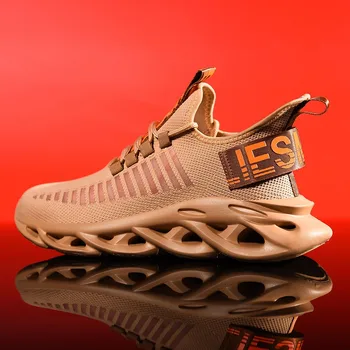 Мъжки тенис 2023, нова мъжки ежедневни обувки на платформа, дишаща лека градинска обувки големи размери, мъжки обувки за бягане