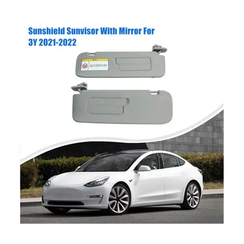 Авто Козирка с Огледално Вътрешно сенника за Tesla Model 3/Y 2021-2022 1490406-31-A