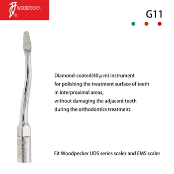 Кълвач стоматологичен ултразвуков скалер Уши G11 за полиране на зъбите с диамант покритие