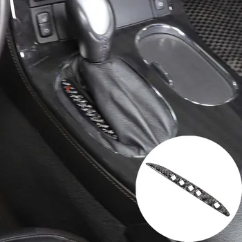 За Chevrolet Corvette C6 2005-2013 стикер за довършване на таблото за смяна на предавките на превозното средство от мека въглеродни влакна, аксесоари за автомобили