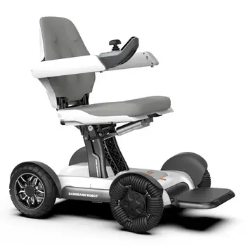 Един умен 4-колесни преносим интелигентен сгъваем електрически скутер с една литиева батерия, мобилен скутер, инвалидни колички