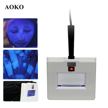 UV-анализатор AOKO Дървена лампа за тестване на кожата на лицето, диагностичен преглед, увеличительная лампа, апарати за анализ на кожата, инструмент за грижа за кожата