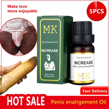 5 бутилки еротични етерично масло за уголемяване на пениса е 10 мл секс-афродизиаци за мъже, увеличивающего растеж масло за уголемяване на пениса, постоянно
