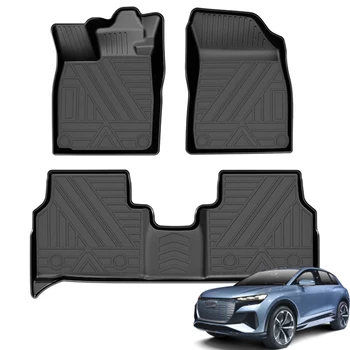 3 бр. за Audi Q4 E-TRON, подложки, водоустойчиви гумени изтривалки, външни обшивки, автомобилни аксесоари, 2021-2023