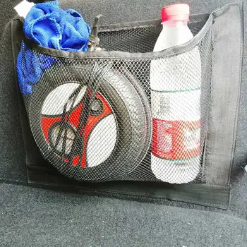 Окото чанта за задната седалка, багажника на колата, мрежест джоб за съхранение, органайзер за багажник, държач, универсална чанта за почистване в кола, аксесоари