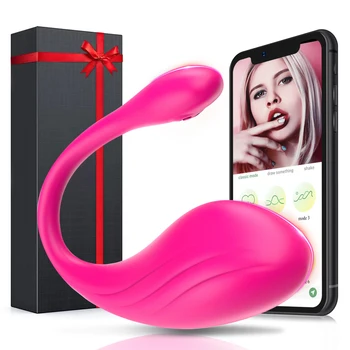 Безжична Bluetooth G Spot вибратор вибратор за жените приложение за дистанционно управление на Облекло вибрираща яйце клитора дамски бикини секс играчки за възрастни