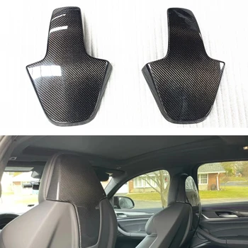 Тапицерия на Облегалката на Предната седалка на Колата е От Въглеродни Влакна, Вътрешна Декоративна Панел на Облегалката За BMW M3 M4 G80 G82 G83 2021 2022 2023