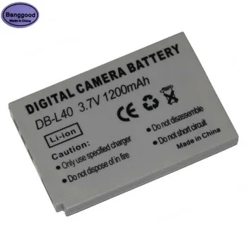 3,7 На 1200 ма батерия DB-L40 DBL40 DB-L40A DBL40A Цифрова Камера Батерия за Sanyo VPC-HD700 VPC-HD800 HD1 HD2 DMX-HD700 HD1A
