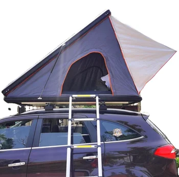 Офроуд триъгълни алуминиев твърд корпус на покрива на автомобил, шатра на покрива за къмпинг