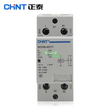CHNT NCH8-40/11 40A 230V 1NO 1NC Din-рейк Домакинството на контактор за променлив ток