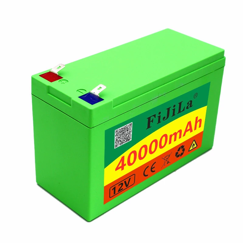 12v 40ah 18650 Lithium-batterie Pack + 12,6 V 3a Ladegerät, Gebaut-in 30ah  Hohe Strom Bms, Verwendet Für Sprayer, 12v Netzteil купи онлайн - Батерии >